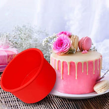 Load image into Gallery viewer, Round Shape Moulds Food Grade Silicone Baking Mold Cake Ice Creams Chocolates Molds High Quality And Safety Silicone Cake Mold Baking Pan Round 4 Inch Non-Stick Bakeware Pan Reusable Cake Pan
