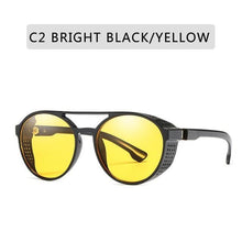 Load image into Gallery viewer, Round Vintage Sunglasses Retro Eyewear For Men Women Classic Sunglasses For Women &amp; Men Retro Style Goggles In Round Shape Flip Up Driving Glasses Vintage Style &amp; Fashionable  Eyewear
