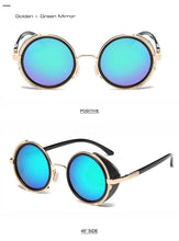 Load image into Gallery viewer, Round Vintage Sunglasses Retro Eyewear Style Sunglasses For Women New Retro Shape Coating Sunglasses For Men New Round Shape  Sunglasses &amp; Classic Design Sunglasses
