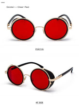 Load image into Gallery viewer, Round Vintage Sunglasses Retro Eyewear Style Sunglasses For Women New Retro Shape Coating Sunglasses For Men New Round Shape  Sunglasses &amp; Classic Design Sunglasses
