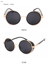 Load image into Gallery viewer, Round Vintage Sunglasses Retro Eyewear Style Sunglasses For Women New Retro Shape Coating Sunglasses For Men New Round Shape  Sunglasses &amp; Classic Design Sunglasses
