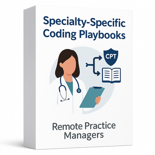 Specialty-Specific Coding Playbooks