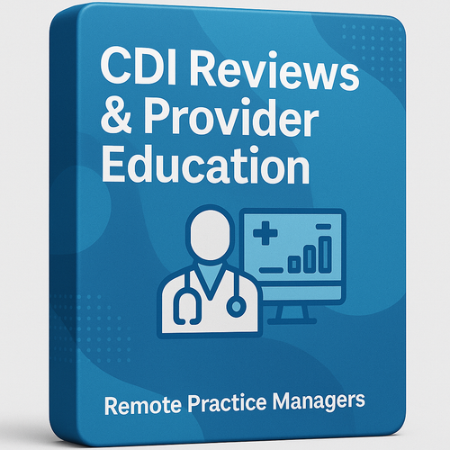 CDI Reviews & Provider Education