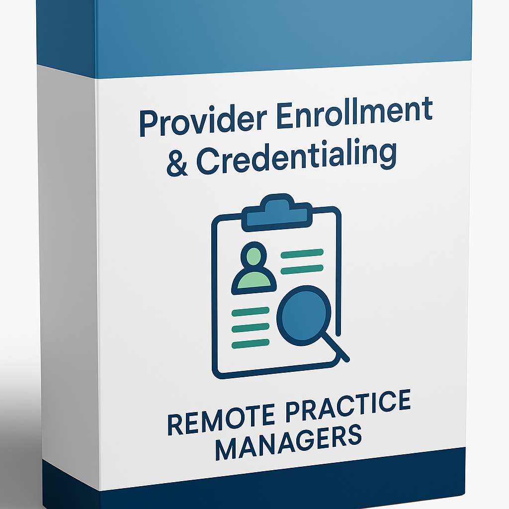 Provider Enrollment & Credentialing