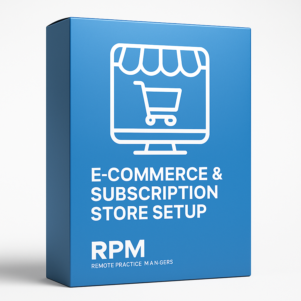 E-commerce & Subscription Store Setu