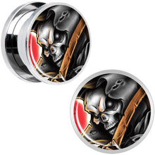 Load image into Gallery viewer, Wake the Dead Grim Reaper Halloween Plug Set  5mm to 16mm
