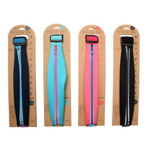 Load image into Gallery viewer, Running Belt Adjustable Waist Pack and Phone Holder with Reflective Zipper
