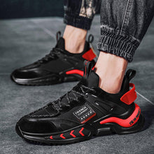 Load image into Gallery viewer, Running Black Mans Breathable Comfortable Shoes Jogging Gym Training Outdoor Sport Sneakers Mens Walking Tennis Running Shoes Slip On Casual Fashion Sneakers
