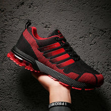 Load image into Gallery viewer, Running Mens Sport Elegant Sneakers Air Cushion Sneakers Lace Up Low Top Jogging Shoes Man Athletic Footwear Breathable Comfortable Athletic Running Sneakers

