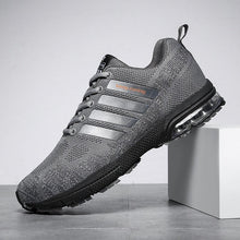 Load image into Gallery viewer, Running Mens Sport Elegant Sneakers Air Cushion Sneakers Lace Up Low Top Jogging Shoes Man Athletic Footwear Breathable Comfortable Athletic Running Sneakers
