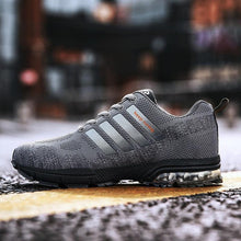 Load image into Gallery viewer, Running Mens Sport Elegant Sneakers Air Cushion Sneakers Lace Up Low Top Jogging Shoes Man Athletic Footwear Breathable Comfortable Athletic Running Sneakers
