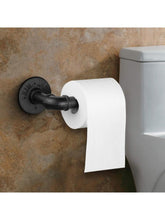Load image into Gallery viewer, Rustic Industrial Pipe Toilet Paper Holder Heavy Duty Industrial Pipe Style Toilet Paper Holder Vintage Wall Mounted Kit Vintage Rustic Iron Farmhouse Style Roll Tissue Wall Mount Paper Holder Towel Racks With Hardware For Bathroom Kitchen Bedroom

