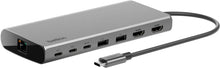 Load image into Gallery viewer, Belkin Connect USB-C 8-in-1 Hub – Dual HDMI Display, 100W PD, Ethernet, SD, USB for MacBook &amp; USB-C Laptops
