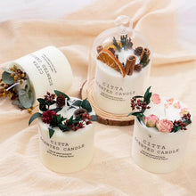 Load image into Gallery viewer, Scented Candle Gift Box With Tray Cover Soy Wax Candle New Year Gift Creative Glass Romantic Scented Candle  Balancing Healing Candle Natural Soy Wax White Natural Scented Purifying Candle for Aromatherapy
