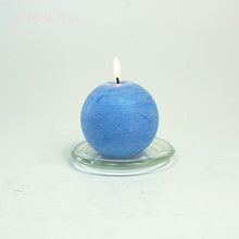 Load image into Gallery viewer, Scented Candles Soy Wax Coconut Oil Smokeless Blue Pillar Candles Smokeless Clean Burning Décor for Home Wedding Church Events
