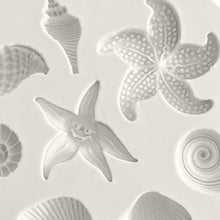 Load image into Gallery viewer, Sea Creatures Conch Shell Silicone Mold Cake Circumference Mold Soft Candy Cake Fondant Decoration Tools Baking Mold Sea Creatures Conch Starfish Shell Silicone Molds Cake Decorating Fondant Cake Candy Creative Chocolate Shell Baking Mold
