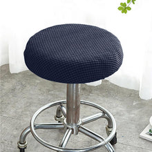 Load image into Gallery viewer, Seat Chair Slipcover Thickened Round Chair Cover Bar Stool Cover Elastic Stretchable Polyester Round Washable Stool Cushion Home Jacquard Bar Stool Covers Stretch Round Chair Seat Cover Chair Seat Slipcovers
