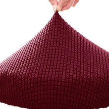 Load image into Gallery viewer, Seat Chair Slipcover Thickened Round Chair Cover Bar Stool Cover Elastic Stretchable Polyester Round Washable Stool Cushion Home Jacquard Bar Stool Covers Stretch Round Chair Seat Cover Chair Seat Slipcovers
