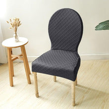 Load image into Gallery viewer, Seat Covers for Dining Room Chairs Stretch Round Home Seat Cover Jacquard Spandex Slipcovers Protector Case Chair Cover Stretch for Kitchen Hotel Banquet Stool Cover
