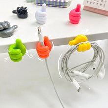 Load image into Gallery viewer, Self-Adhesive Wall Decoration Hook Creative Silicone Thumb Key Hanger Hook Home/Office Data Cable Clip Wire Desk Organizer Silicone Thumb Wall Hook Adhesive Thumb Multifunctional Clip Holder
