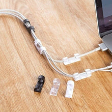 Load image into Gallery viewer, Self-Adhesive Wire Organizer Line Cable Plastic Clips

