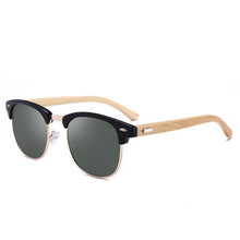 Load image into Gallery viewer, Semi Rimless Frame Driving Sunglasses Men Black Business Design Sun Glasses Stylish Cool Polarized Sunglasses For Men  Retro Frame New Driving Sunglasses Outdoor Round Shaped Elegant Shades  Comfortable Eyewear
