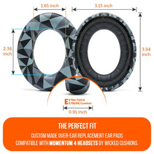 Load image into Gallery viewer, Sennheiser Momentum 4 Earpads - WC PadZ Momentum 4

