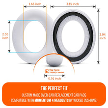 Load image into Gallery viewer, Sennheiser Momentum 4 Earpads - WC PadZ Momentum 4
