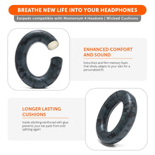 Load image into Gallery viewer, Sennheiser Momentum 4 Earpads - WC PadZ Momentum 4
