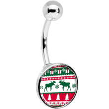 Load image into Gallery viewer, Ugly Christmas Sweater Belly Ring
