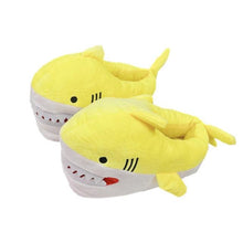 Load image into Gallery viewer, Shark Funny Shoes Girls  Indoor Slippers Home Shoes Fashion Plush Warm Slippers Women Winter Cute Shark Cozy Women Slippers With Funny Face Memory Foam Non-Slip Rubber Sole Soft Slip On Home Shoes

