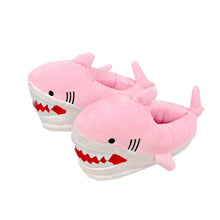 Load image into Gallery viewer, Shark Funny Shoes Girls  Indoor Slippers Home Shoes Fashion Plush Warm Slippers Women Winter Cute Shark Cozy Women Slippers With Funny Face Memory Foam Non-Slip Rubber Sole Soft Slip On Home Shoes

