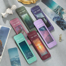 Load image into Gallery viewer, Sheets Scrapbooking Deco Craft Paper Bookmark For Teachers Students Classroom Rewards Supplies Page Markers Assorted Book Markers Durable Magnetic Page Clip For Students Teachers Reading
