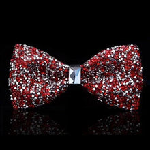 Load image into Gallery viewer, Shiny Butterfly Men Bowtie Sparkling Wedding Bridegroom Bow Ties  Adjustable Length Party Bowties
