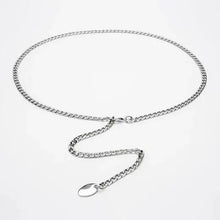 Load image into Gallery viewer, Shiny Women Metal Belt Luxurious Gold Dress Chain Belts Elegant Polished Adjustable Metal Mirror Waist Belt
