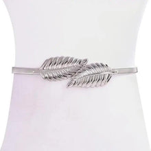 Load image into Gallery viewer, Shiny Women Metal Belt Luxurious Gold Dress Chain Belts Elegant Polished Adjustable Metal Mirror Waist Belt
