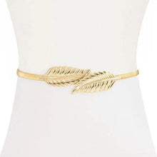 Load image into Gallery viewer, Shiny Women Metal Belt Luxurious Gold Dress Chain Belts Elegant Polished Adjustable Metal Mirror Waist Belt
