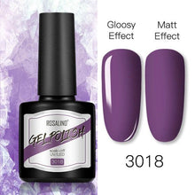 Load image into Gallery viewer, Shiny Womens Gel Nail Polish Permanent Painting Glossy Matte Effect For Manicure Nail Art Design For Womens and Girls
