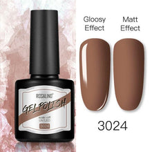 Load image into Gallery viewer, Shiny Womens Gel Nail Polish Permanent Painting Glossy Matte Effect For Manicure Nail Art Design For Womens and Girls
