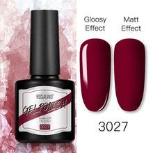 Load image into Gallery viewer, Shiny Womens Gel Nail Polish Permanent Painting Glossy Matte Effect For Manicure Nail Art Design For Womens and Girls
