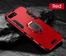 Load image into Gallery viewer, Shockproof Armor Case For iPhone XR iPhone X Xs Xs Max Stand Holder Ring Phone Cover for iPhone 6 6S 6PLUS 7 8 plus  Slim Durable Soft Anti-Scratch 360 Degree Rotating Ring Holder Kickstand Protective With Magnetic Case
