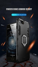 Load image into Gallery viewer, Shockproof Armor Case For iPhone XR iPhone X Xs Xs Max Stand Holder Ring Phone Cover for iPhone 6 6S 6PLUS 7 8 plus  Slim Durable Soft Anti-Scratch 360 Degree Rotating Ring Holder Kickstand Protective With Magnetic Case
