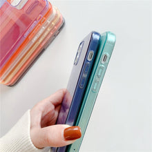 Load image into Gallery viewer, Shockproof Bumper Cover Anti-Scratch Protective Slim Thin Phone Case for iPhone Candy Color Transparent Silicone Phone Case For iPhone 14 12 13 Mini 14 Pro Max Clear Soft Cover
