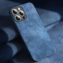 Load image into Gallery viewer, Shockproof Leather Texture Case For iPhone  8 7 Plus Soft Silicone Bumper Camera Protection Phone Cover Luxury Elegant PU Leather Flexible Bumper Non-Slip Grip Shockproof Full Body Protective Cover

