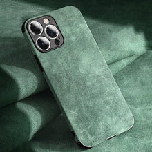 Load image into Gallery viewer, Shockproof Leather Texture Case For iPhone  8 7 Plus Soft Silicone Bumper Camera Protection Phone Cover Luxury Elegant PU Leather Flexible Bumper Non-Slip Grip Shockproof Full Body Protective Cover
