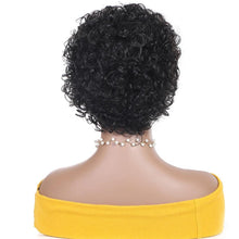 Load image into Gallery viewer, Short Pixie Cut Wig Bob Curly Human Hair Wig Brazilian Hair Wigs for Women Pre Plucked with Baby Hair Non Lace Human Hair Wigs For Black Women Gifts for Girlfriends
