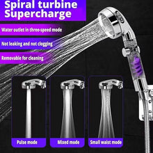 Load image into Gallery viewer, Shower Head High Pressure 3-Function SPA Shower Head
