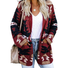 Load image into Gallery viewer, Sidefeel Women Open Front Cardigan Sweater Button Down Knit Sweater Coat
