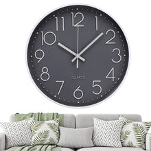 Load image into Gallery viewer, Silent Quartz Decorative Battery Powered Wall Clock
