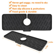 Load image into Gallery viewer, Silicon Faucet Kitchen Sink Mat
